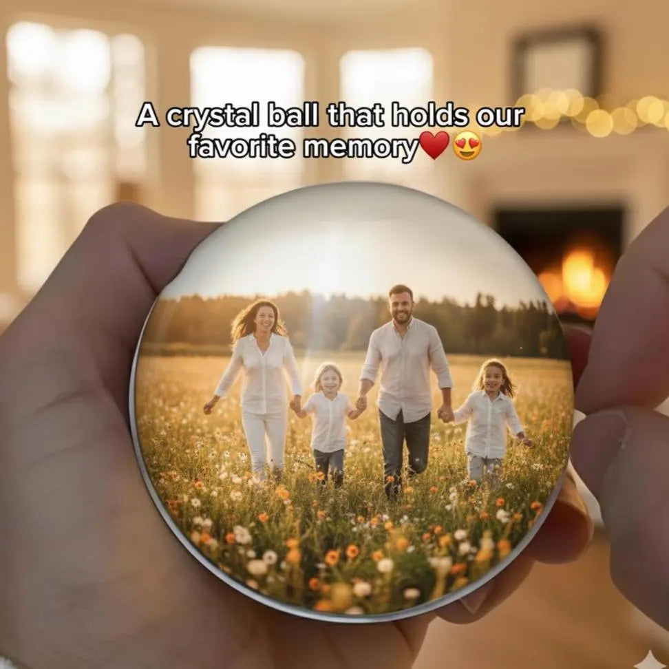 Custom Video Globe | Custom Memory Sphere Keepsake Gift | Unique Anniversary, Wedding, Birthday, Valentine’S Day Gift for Couples, Christmas